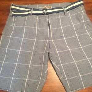 Express Plaid Shorts